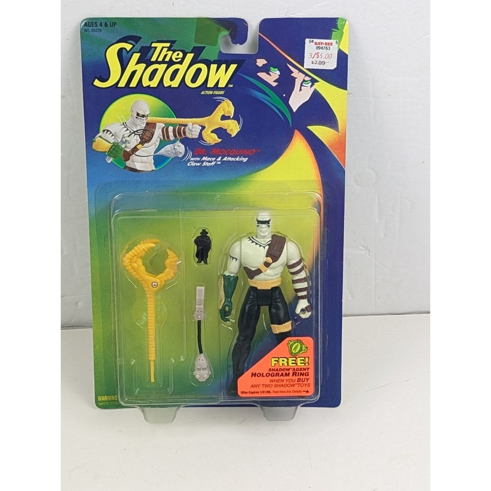 Kenner 1994  The Shadow  DR. MOCQUINO  Action Figure